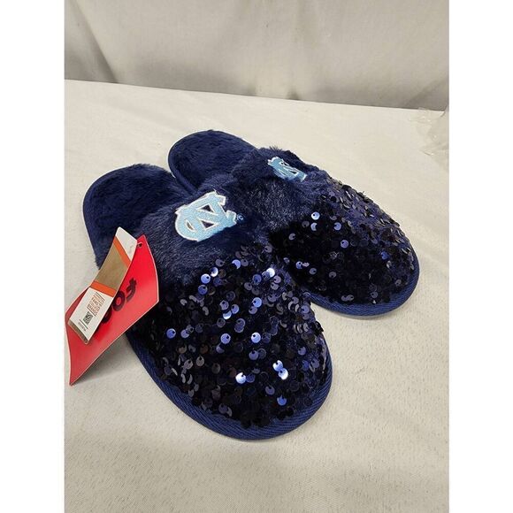FOCO Women's Size Small 5-6 University of North Carolina Team Logo Ladies Sequin - Picture 1 of 6